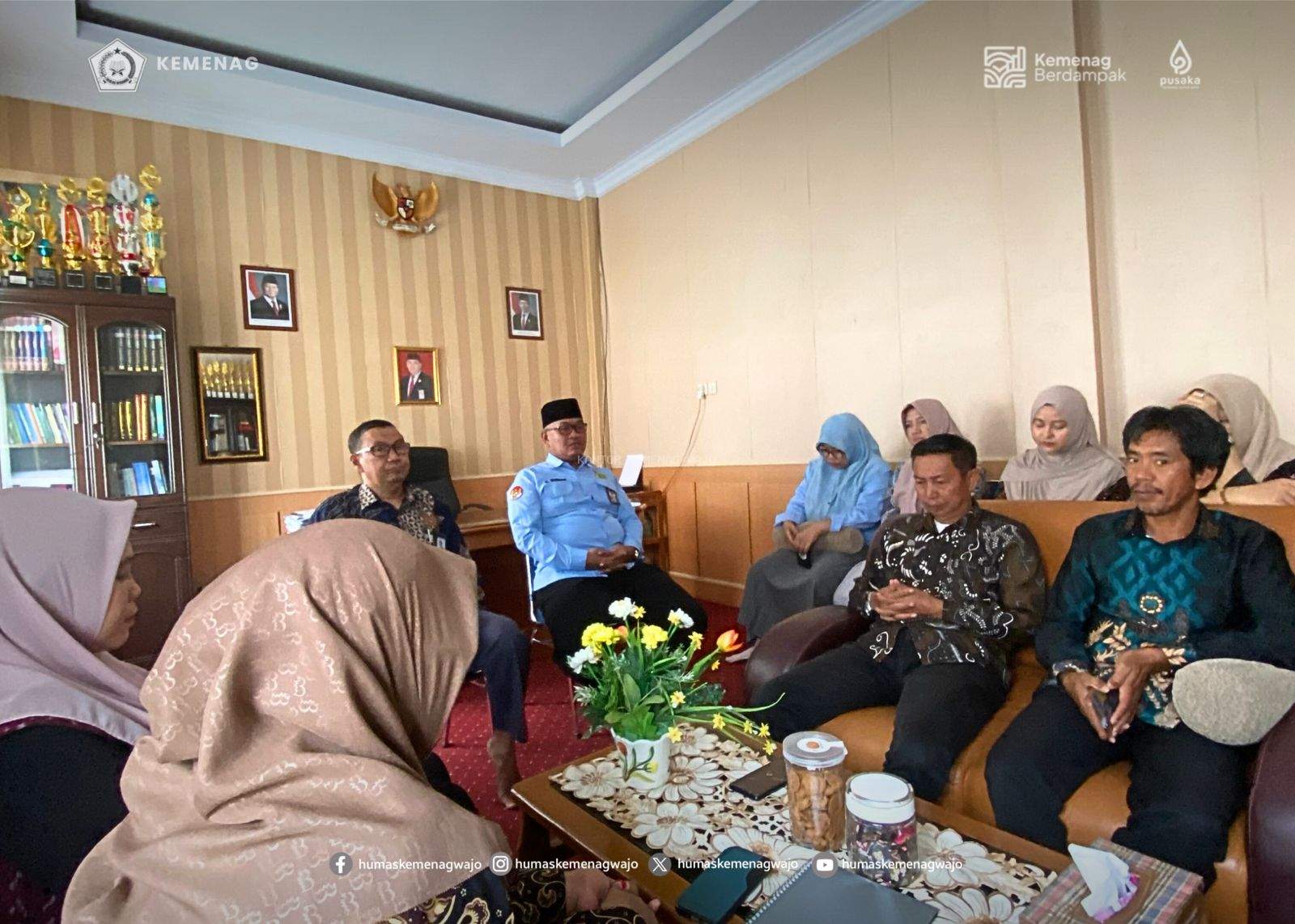 “Jangan Tunggu Bola!” Pesan Tegas Kakan Kemenag Wajo dalam Rapat Internal