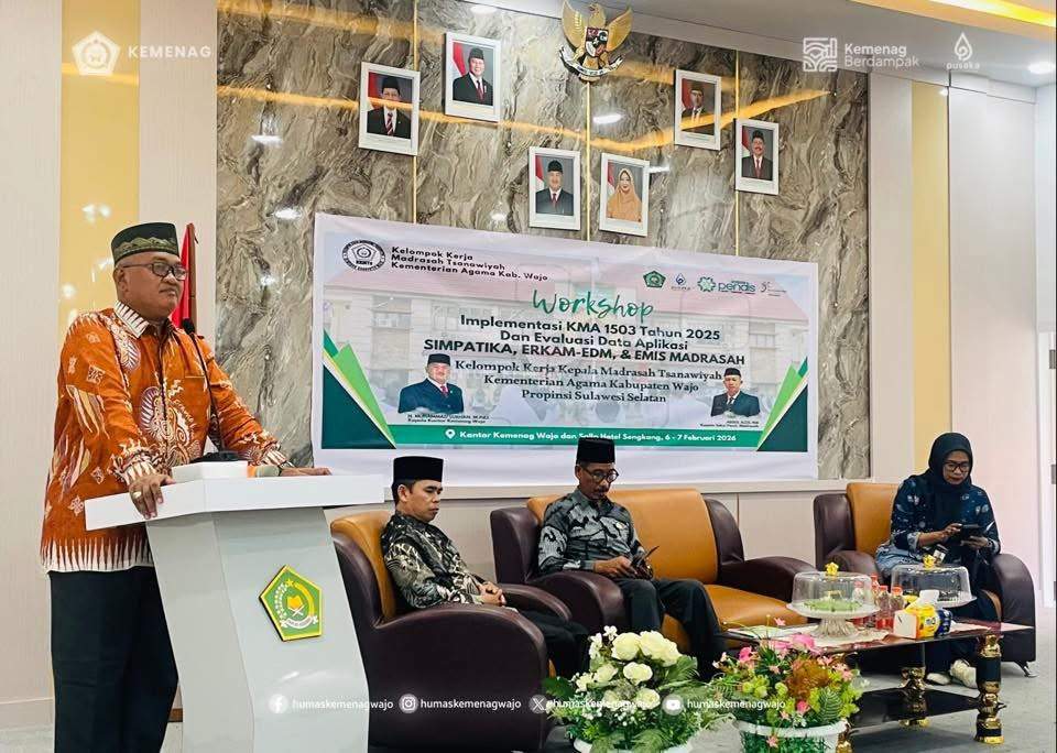 Kakankemenag Wajo: Data Akurat dan Sentuhan Hati Kunci Keberhasilan Madrasah