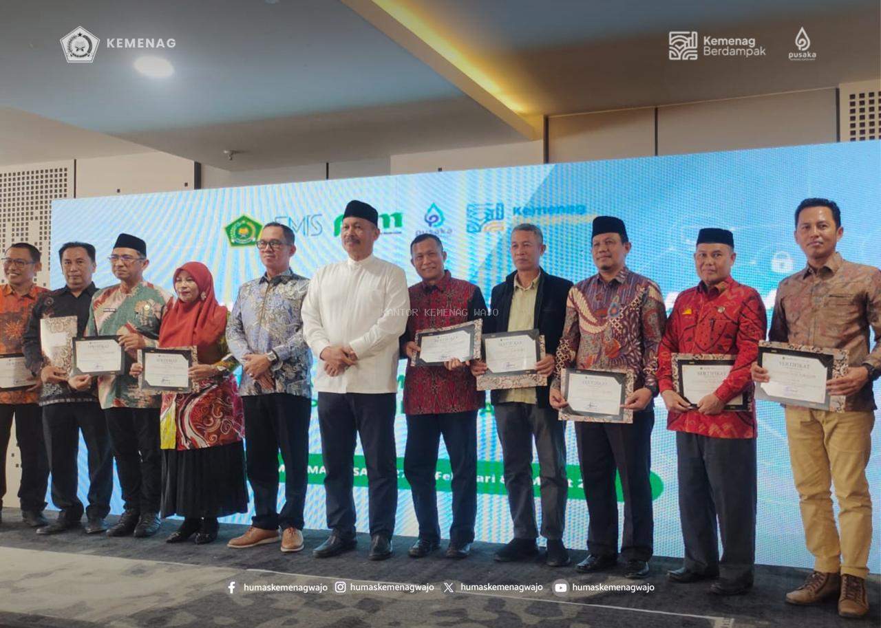 Top 10 Besar! Kemenag Wajo Buktikan Komitmen lewat Capaian EMIS Tercepat