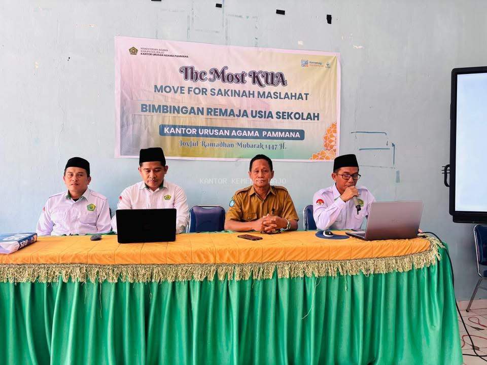 Tak Hanya Urus Nikah, KUA Pammana Kini Bina Remaja di Sekolah