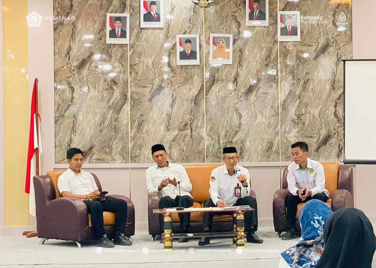 Kemenag Wajo Perkuat Pengelolaan BOS dan SIMPATIKA di Lingkungan Madrasah