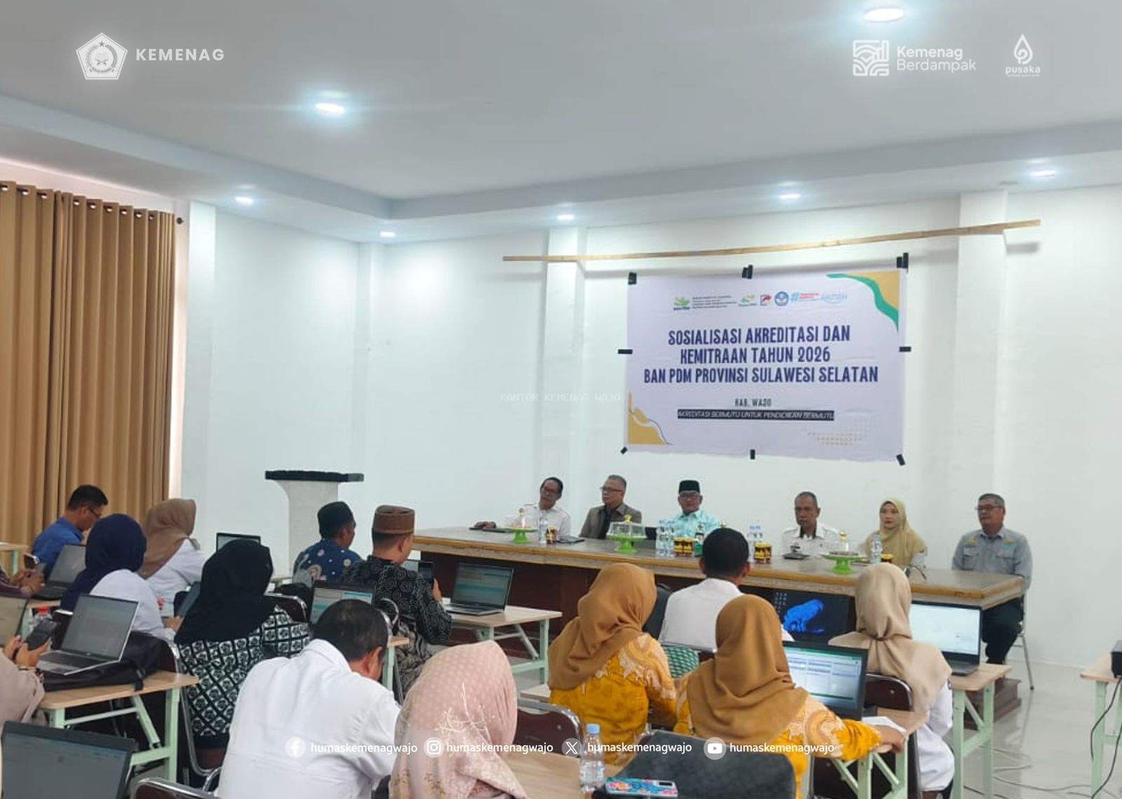 Akreditasi Jadi Instrumen Mutu, Kemenag Wajo Dorong Perubahan di Madrasah