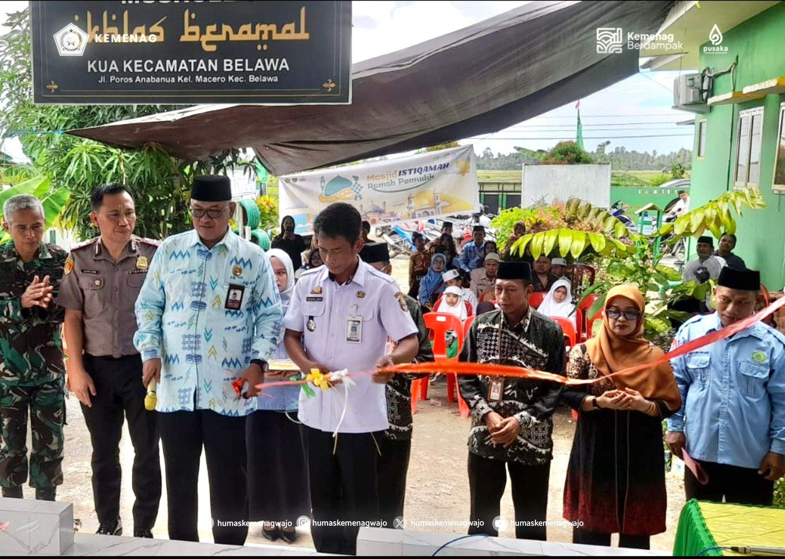 Swadaya Warga Belawa Bangun Mushalla, Kemenag Wajo Nilai Kuatnya Partisipasi Umat