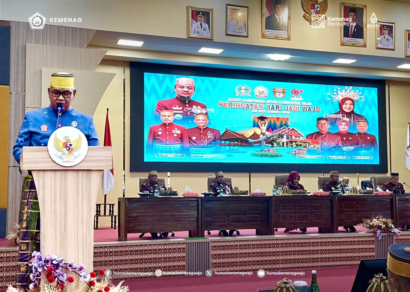 Hari Jadi Wajo ke-627: Isi Doa Kakan Kemenag Wajo Menggema, Diaminkan dengan Haru