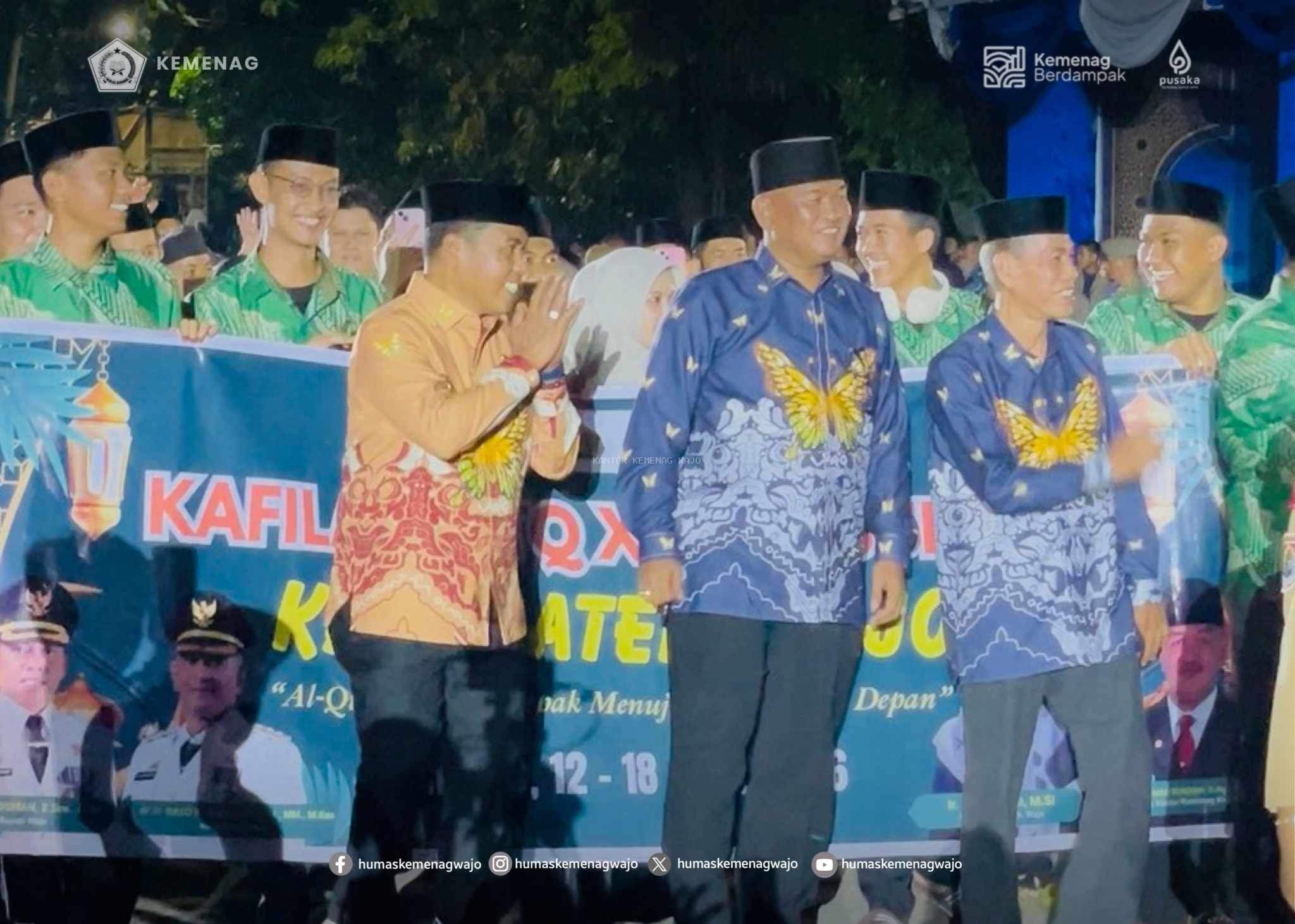 Defile Wajo Menggema di Pembukaan MTQ XXXIV Sulsel, Tunjukkan Marwah Kota Santri
