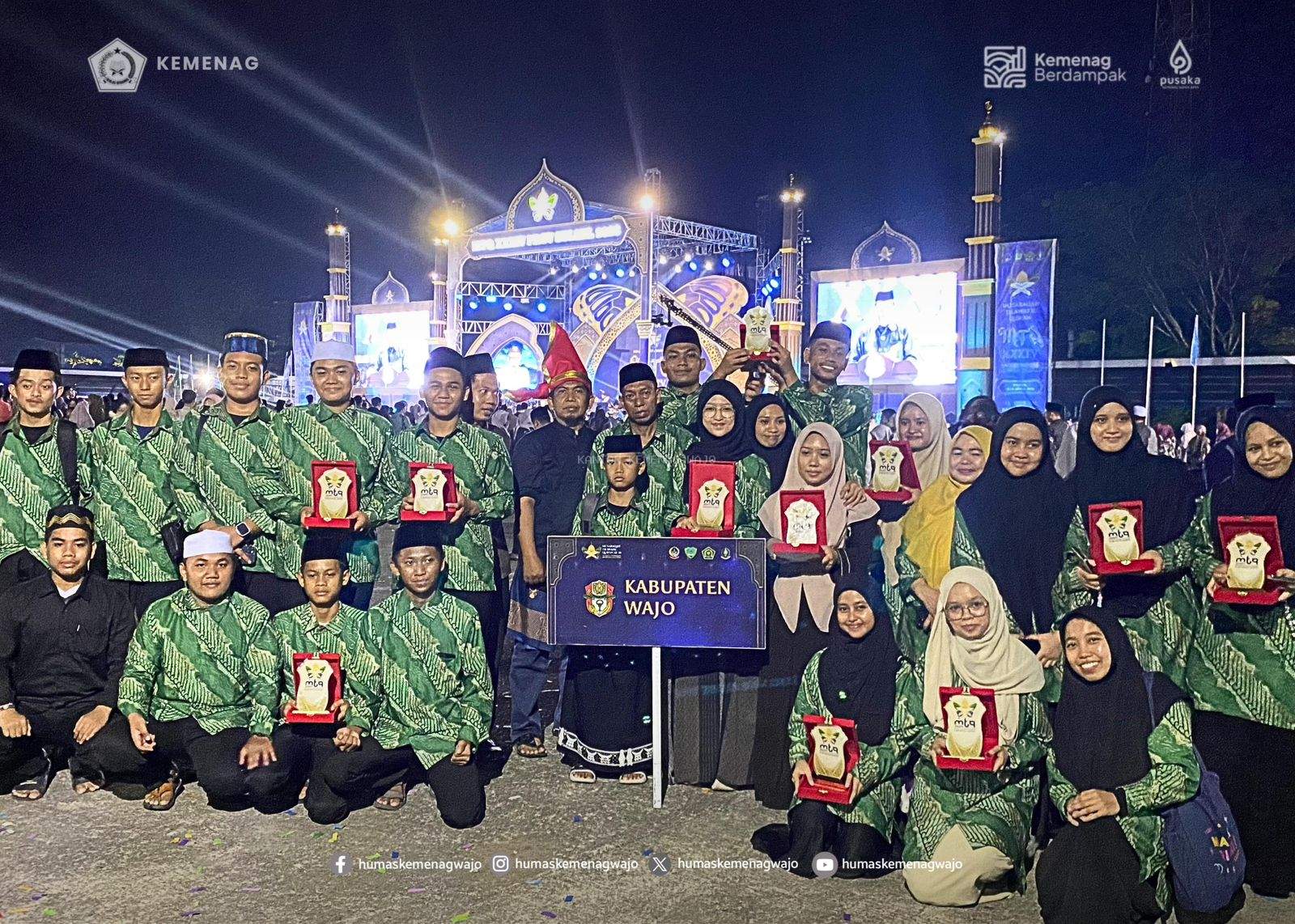 Diam-Diam Menggebrak! Kafilah Wajo Tembus 7 Besar MTQ Tingkat Provinsi