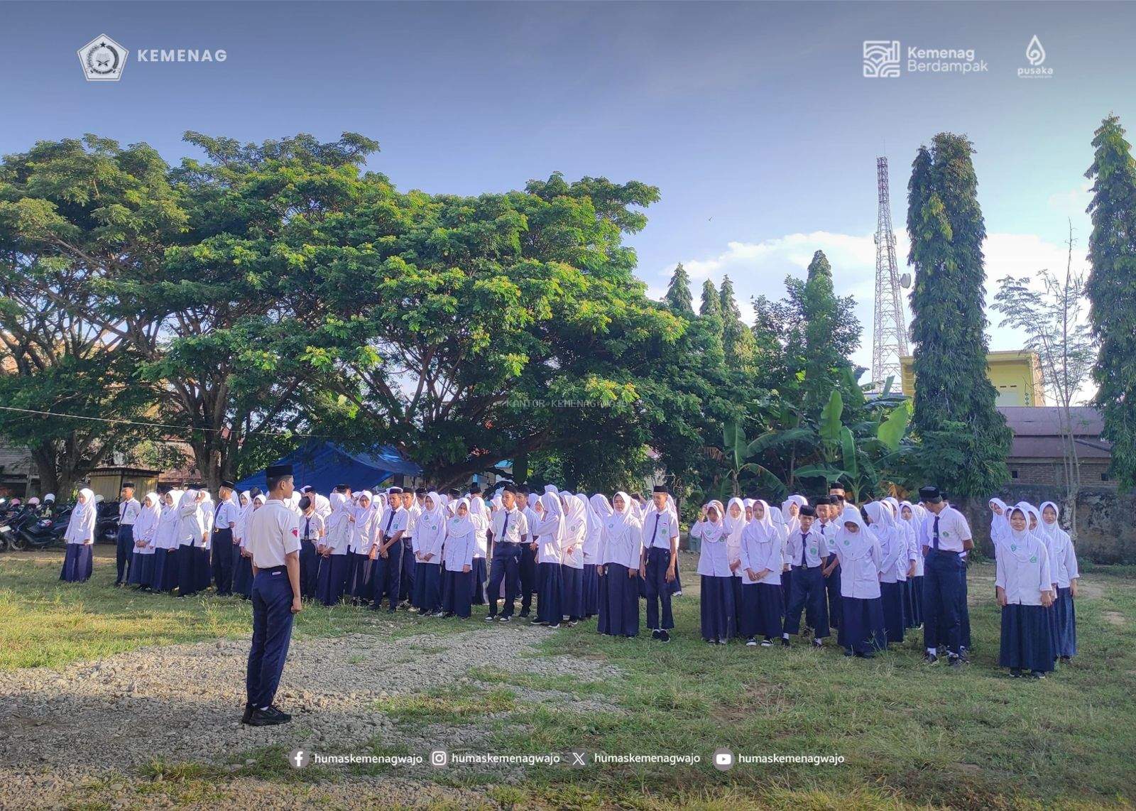 Simfoni Kejujuran Menggema di Hari Pertama UM MTsN Wajo TP. 2025/2026