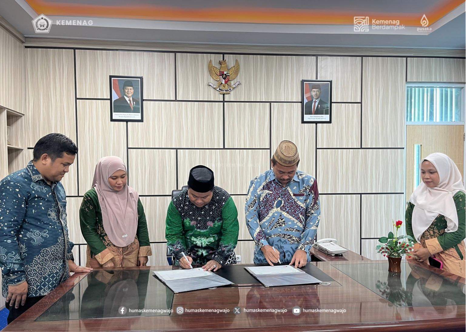 Tingkatkan Kualitas SDM, MA As’adiyah No. 30 Lonra Resmi Jalin Kerjasama dengan IAIN Parepare