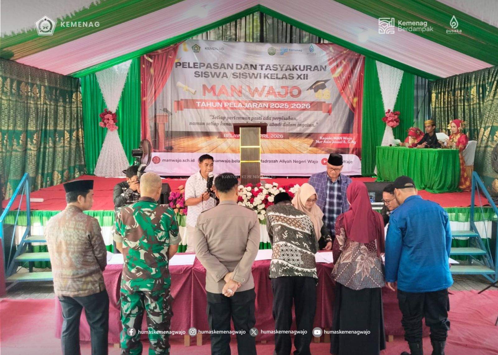 Sinergi Besar Untuk Masa Depan Generasi : MAN Wajo Rangkul Instansi Belawa Dalam MoU Strategis