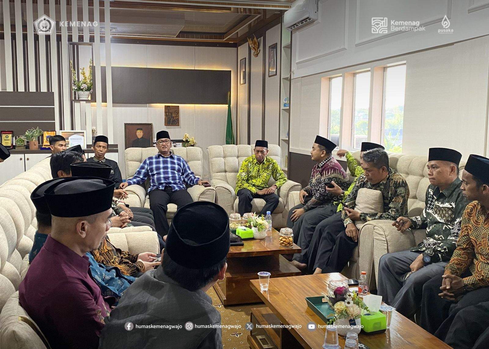 Instruksi Tegas! Kakan Kemenag Wajo Layangkan ‘Warning’ ke KUA dalam Pertemuan Ini