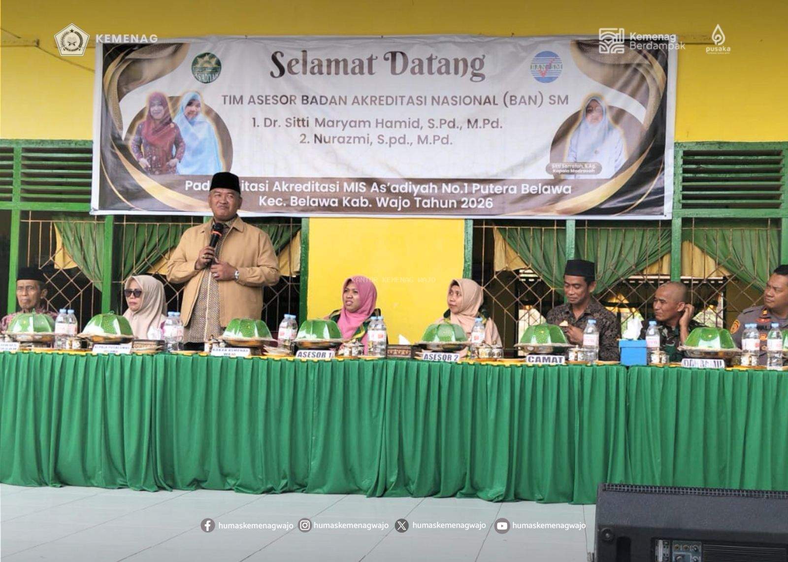 Penentu Mutu Madrasah! MI As’adiyah No.1 Putera Belawa Jalani Visitasi Akreditasi BAN-S/M