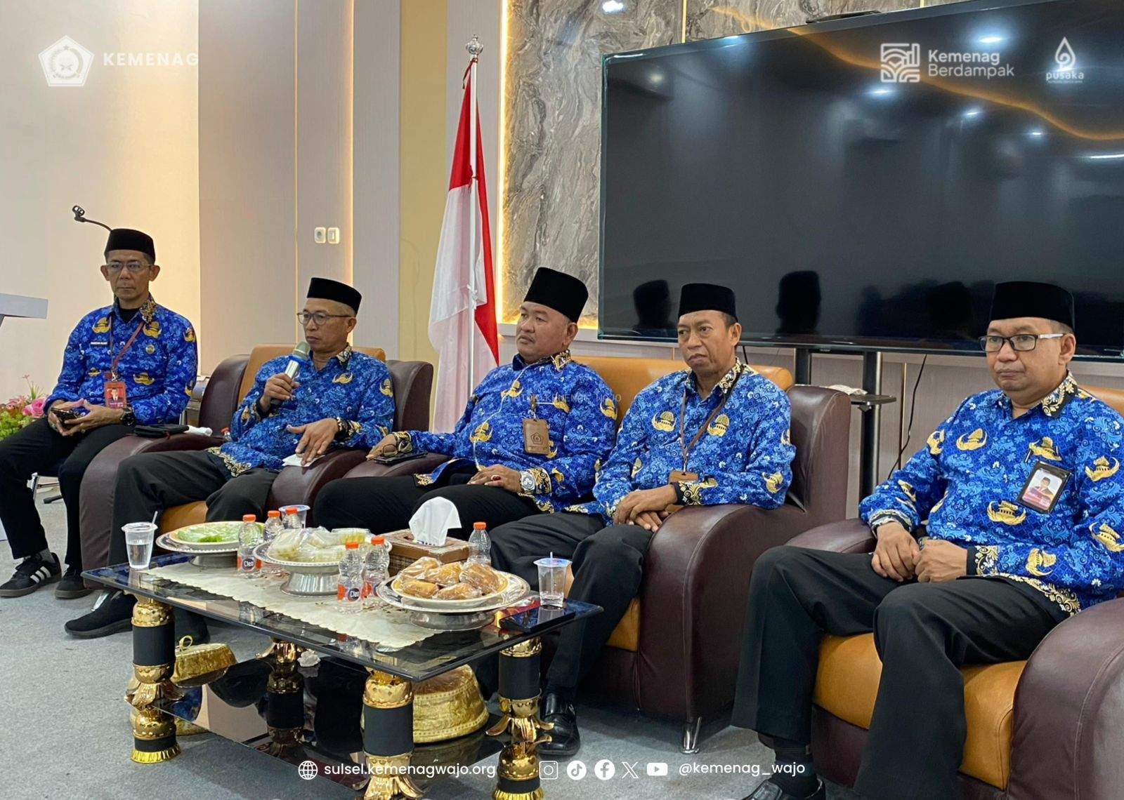 Kemenag Wajo Apresiasi Pelaksanaan Ujian Madrasah Berbasis Teknologi yang Lancar
