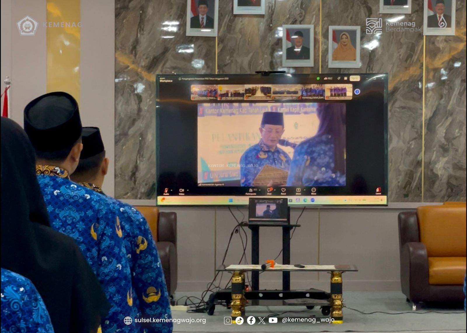 Pesan Menteri Agama Jadi Motivasi 32 PNS Baru Kemenag Wajo