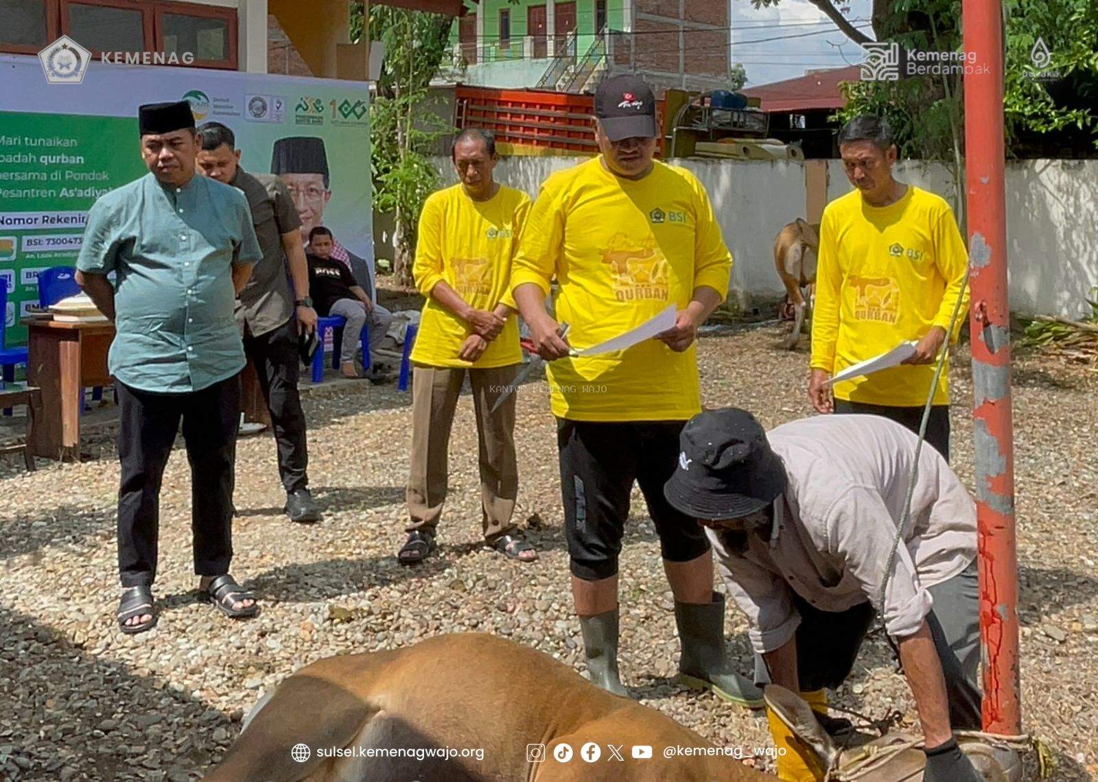 Bupati Wajo Apresiasi Semangat Kurban ASN Kemenag Wajo
