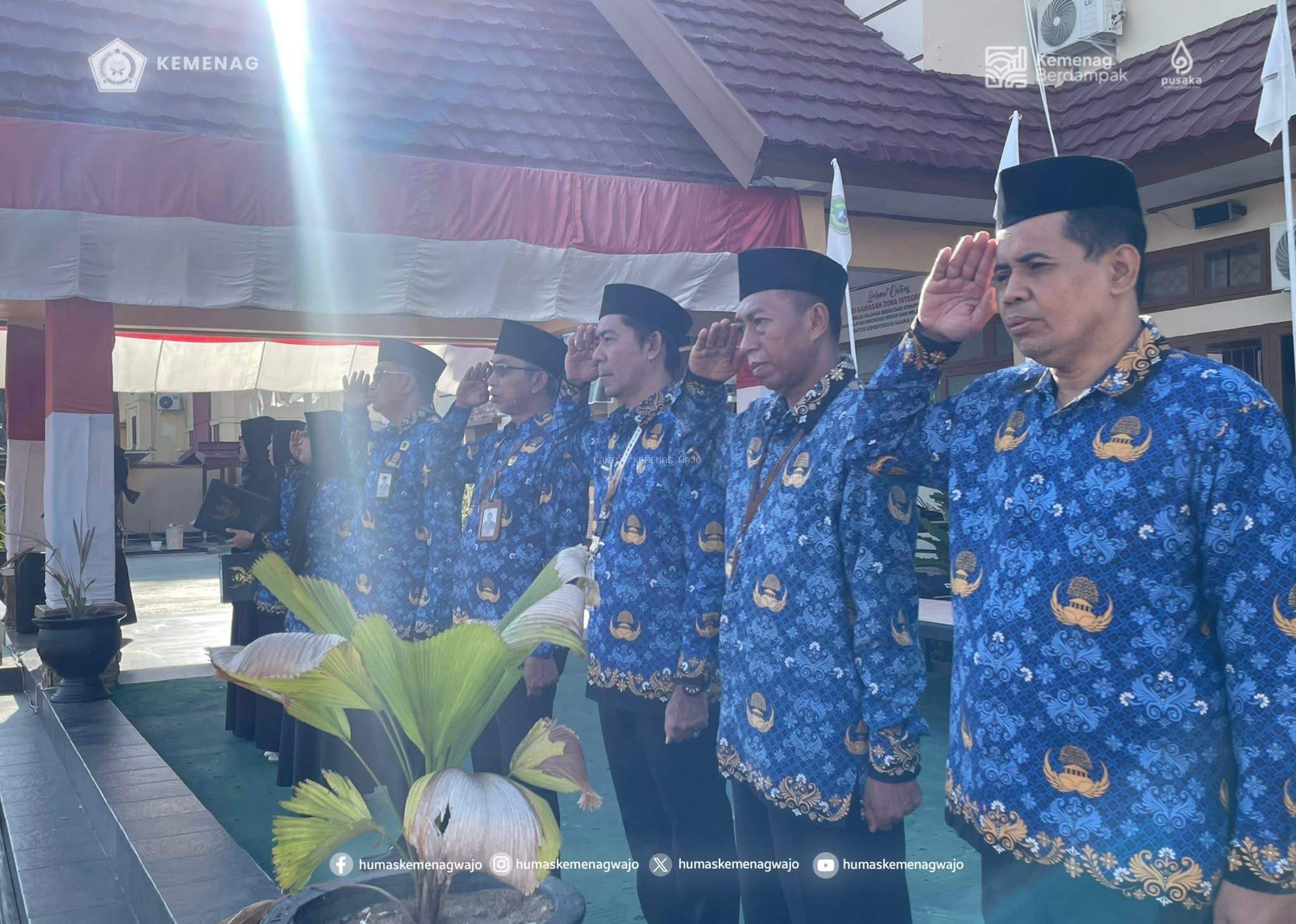 Haderawi Resmi Jadi Kakankemenag Kota Palopo, Bukti SDM Kemenag Wajo Berkualitas