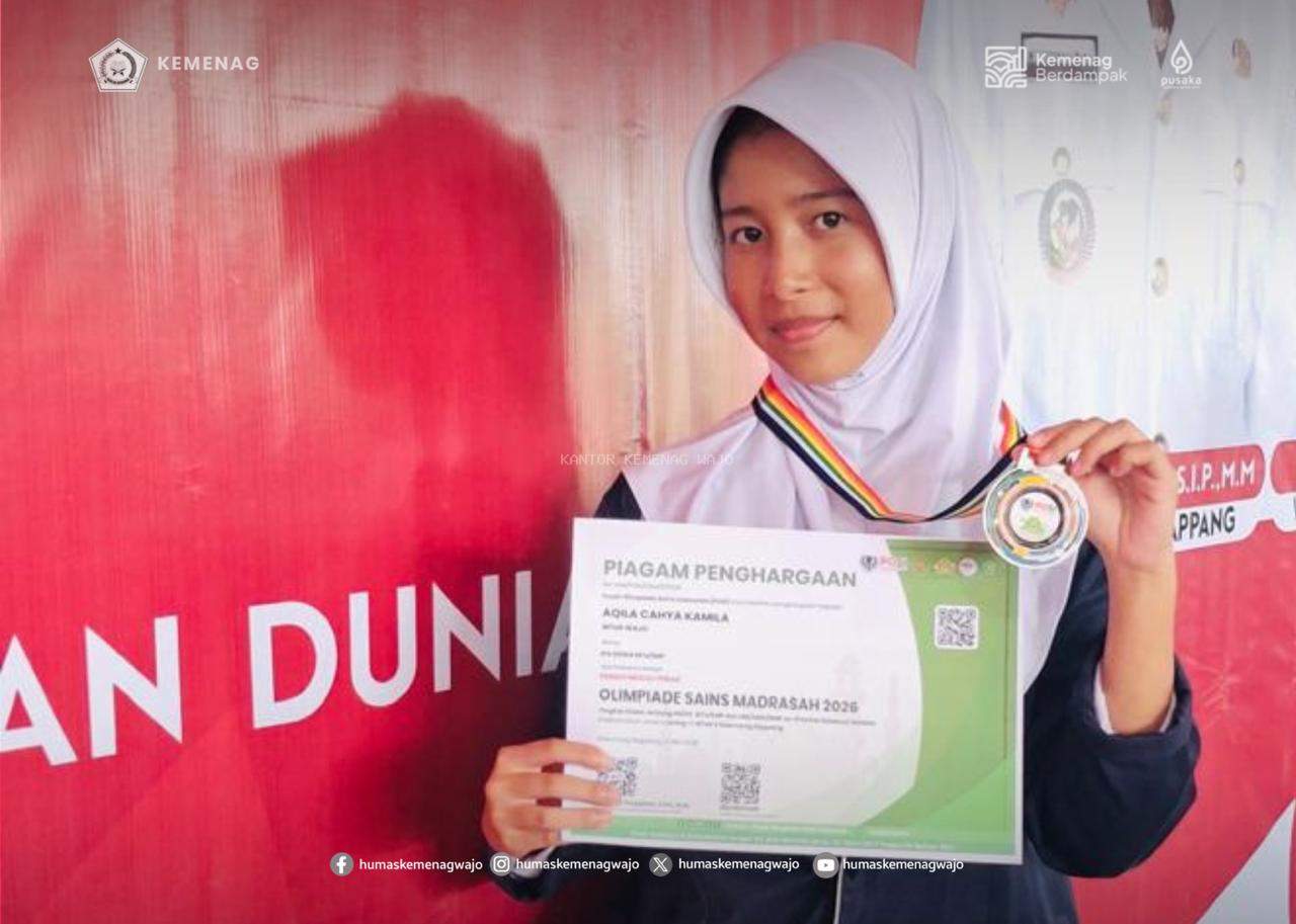 Pecah! Siswi MTsN Wajo Lolos ke Nasional, Siap Harumkan Nama Sulawesi Selatan di Olimpiade Sains