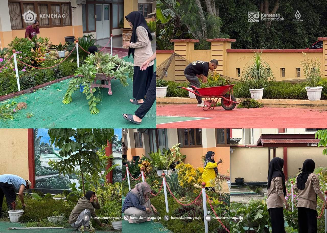 Dipimpin Langsung Kakan Kemenag Wajo, Jumat Bersih Jadi Bukti Nyata Ekoteologi Bukan Sekadar Slogan