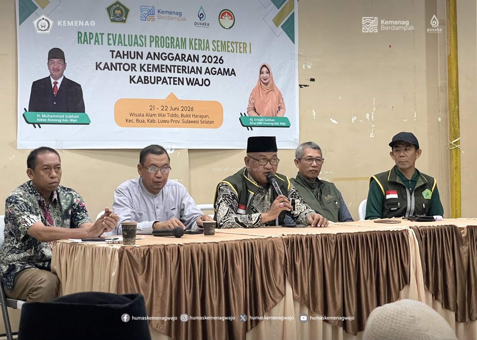 Evaluasi Semester I, Kemenag Wajo Beberkan Agenda Besar Perbaikan Layanan Umat