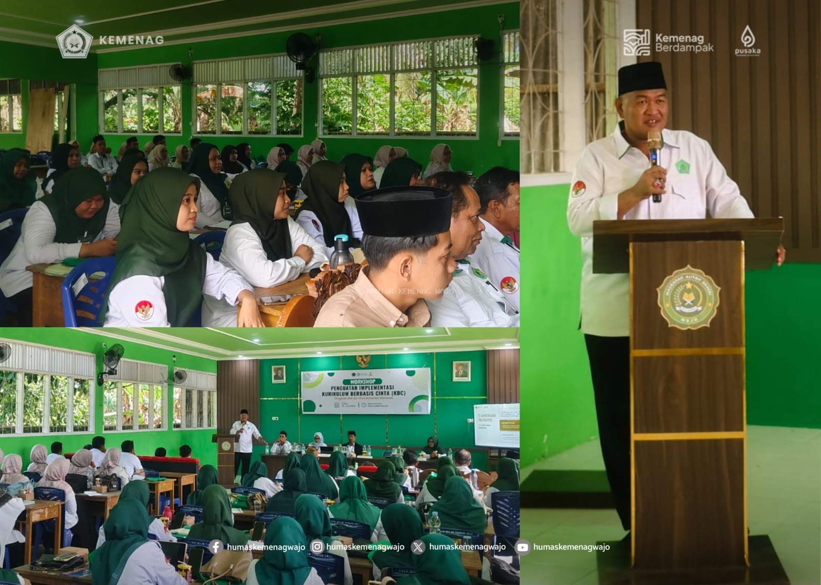 Bukan Sekadar Program, Kakan Kemenag Wajo Dorong KBC Jadi Ruh Pendidikan Madrasah di Belawa