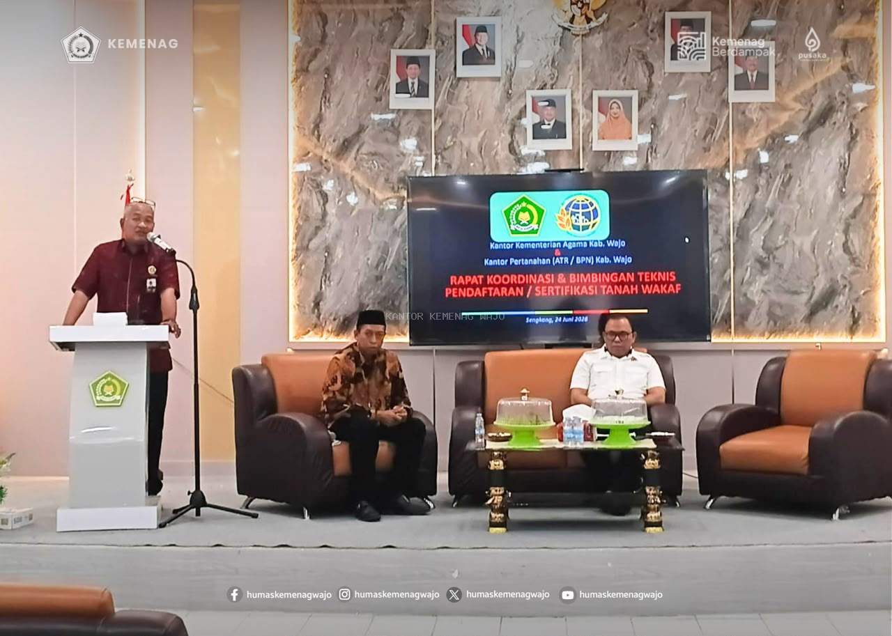 Lindungi Aset Umat, Kemenag Wajo Dorong Percepatan Sertifikasi Tanah Wakaf