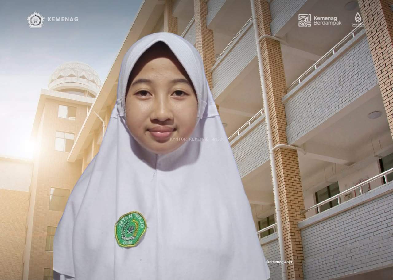 Banggakan Kemenag Wajo! Siswi MTsN Wajo Sukses Rebut Tiket OSN Provinsi