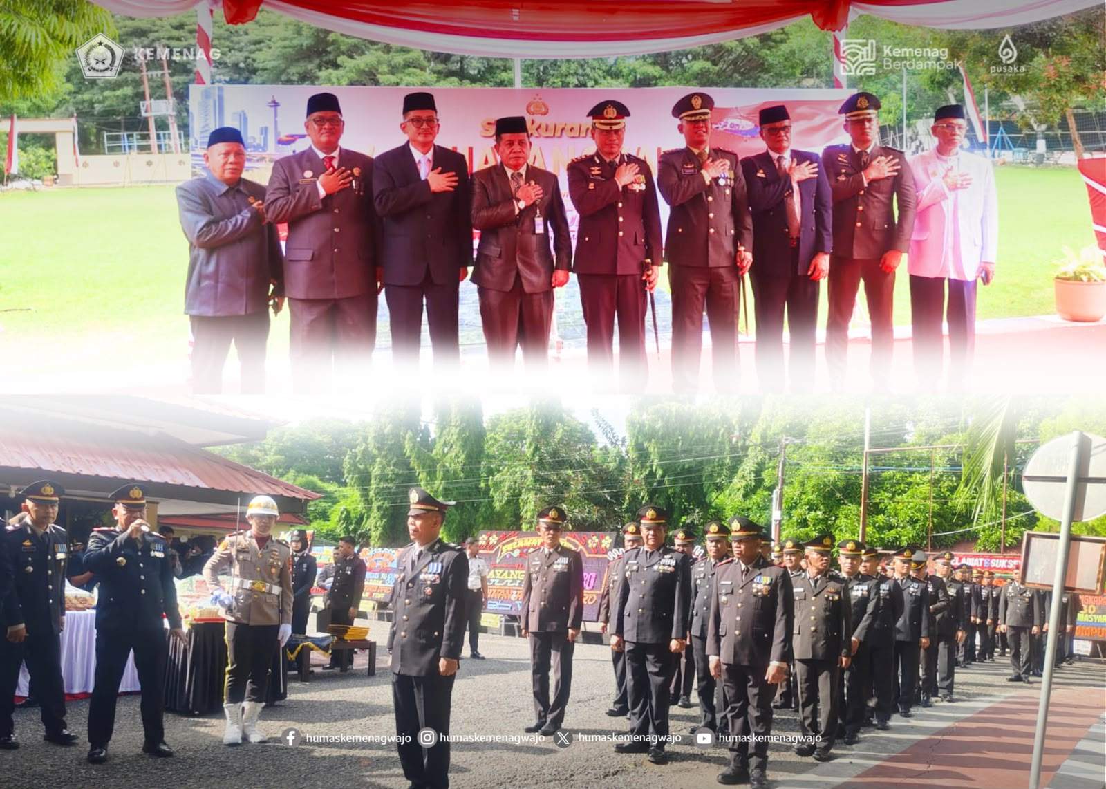 Hari Bhayangkara ke-80, Kemenag Wajo Dorong Sinergi Jaga Persatuan dan Keamanan