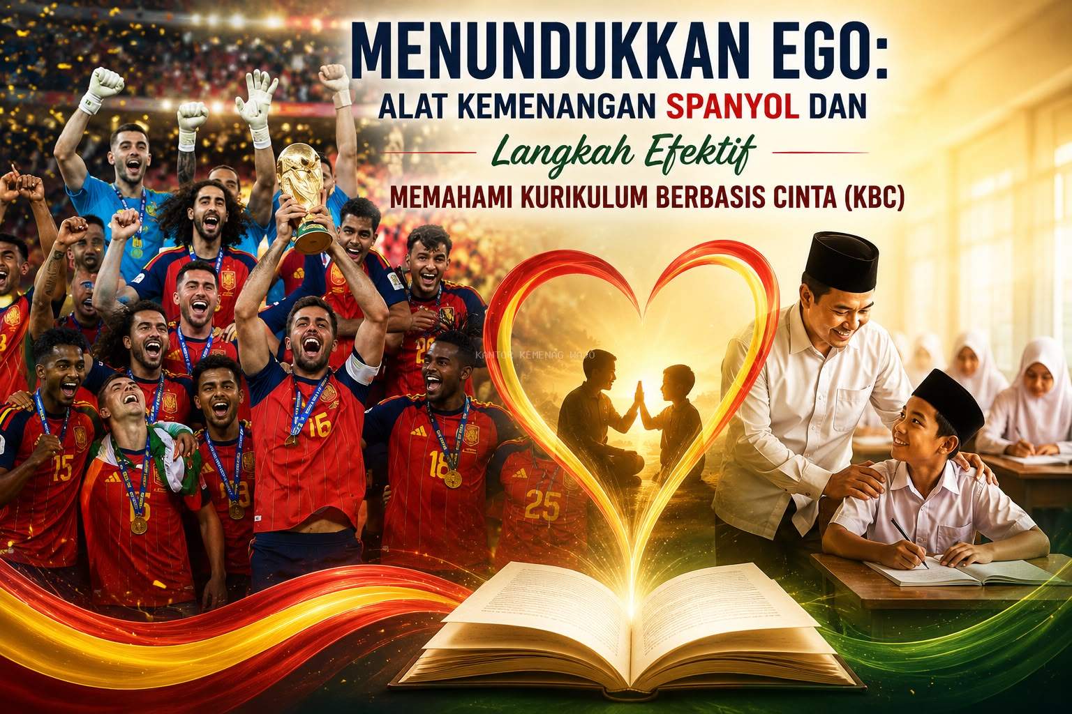 Menundukkan Ego: Alat Kemenangan Spanyol dan Langkah efektif memahami Kurikulum Berbasis Cinta (KBC)
