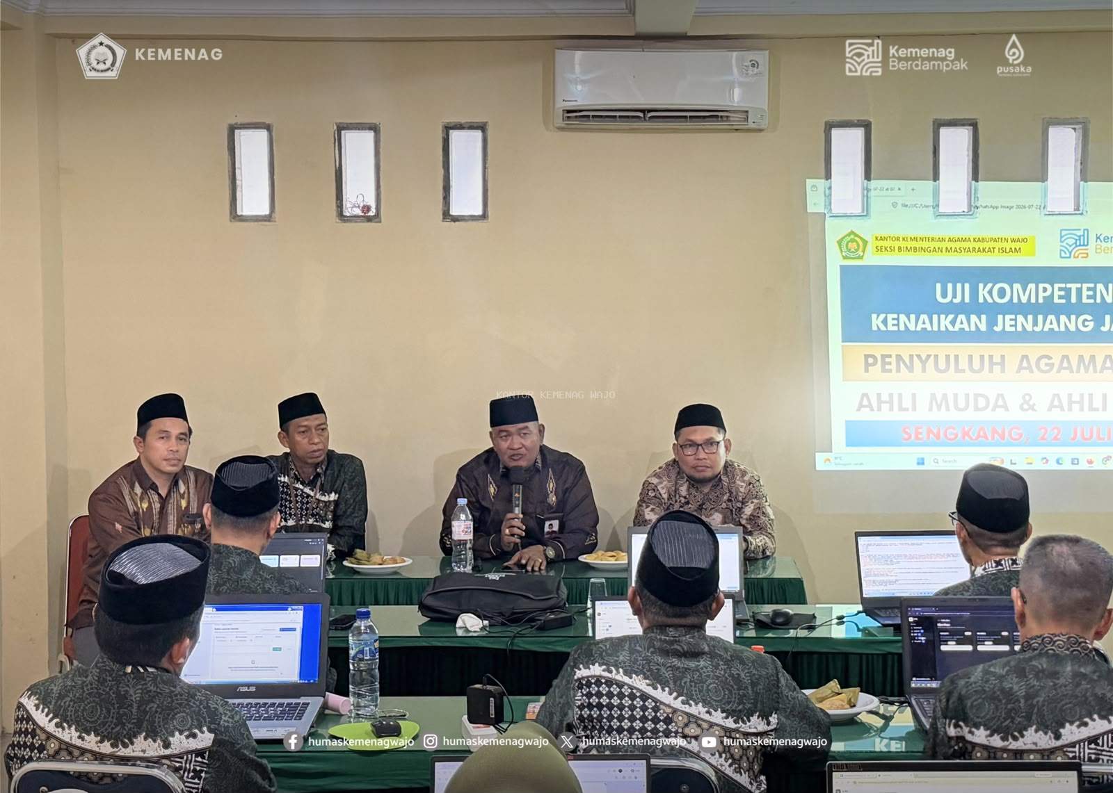13 Penyuluh Agama Islam Wajo Berebut Naik Jenjang, Uji Kompetensi Jadi Penentu Karier