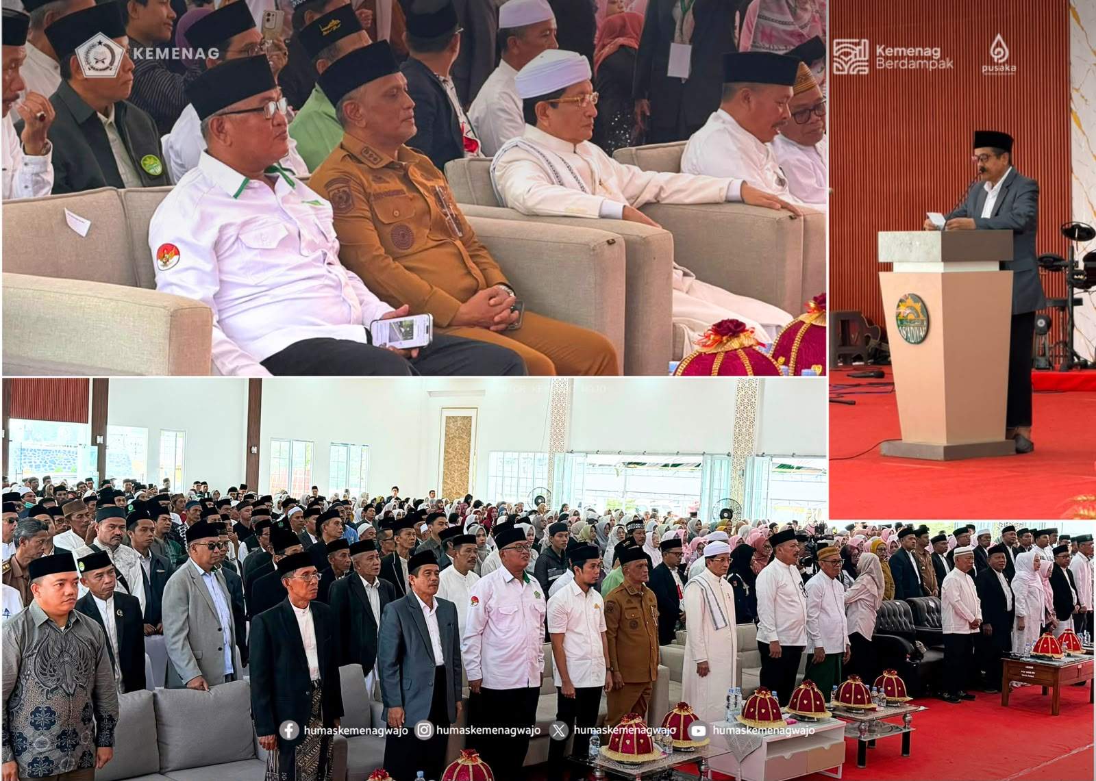 Haul ke-40 Yunus Martan Jadi Magnet Ribuan Santri, Menag RI dan Kemenag Wajo Hadir Perkuat Tradisi Keilmuan