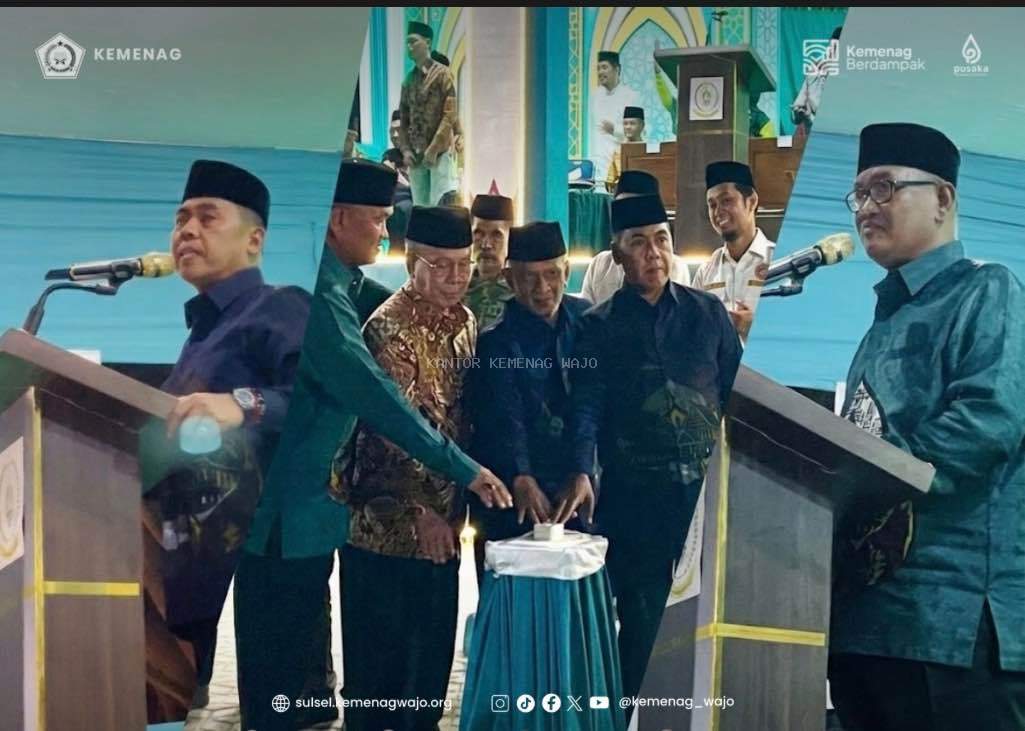 MTQ ke-36 Wajo Resmi Dimulai, Bupati Bidik Prestasi dan Kakan Kemenag Tanamkan Motivasi