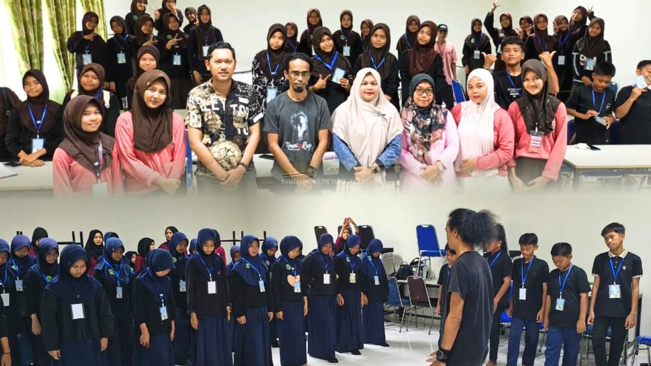 37 Siswa Dikukuhkan dalam Sanggar Seni Gau’ Art, MTsN Wajo Siapkan Generasi Pelestari Budaya